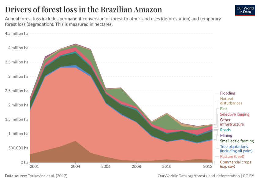 Drivers of forest loss in the Brazilian Amazon